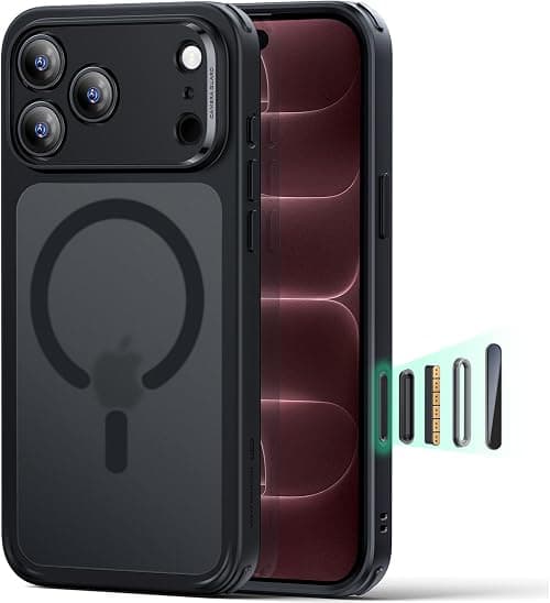 ESR Classic Hybrid for iPhone 18 Pro Max/17 Pro Max Case, Frosted Black على Amazon.ae - متتبع الأسعار