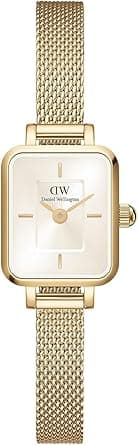 Daniel Wellington Quadro Watch Gold Double Plated Stainless Steel (316L) on Amazon.ae - Price Tracker
