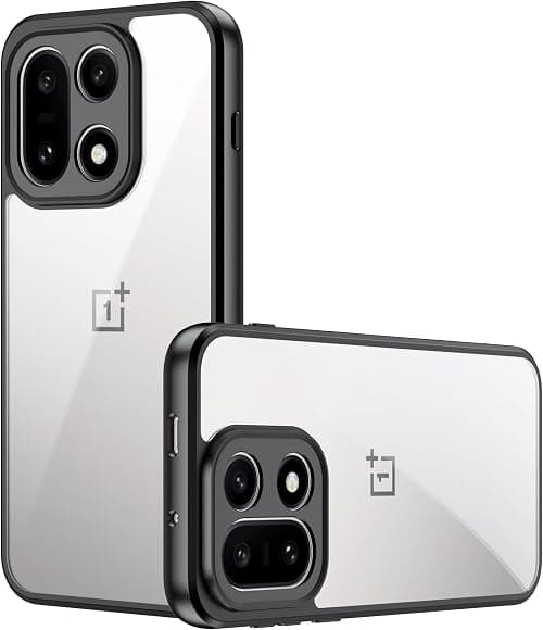 Lemxiee Cover for OnePlus 15 Case with Anti-fingerprint & Anti-Drop Flexible Silpere Case + Transparent Acrylic on Amazon.ae - Price Tracker
