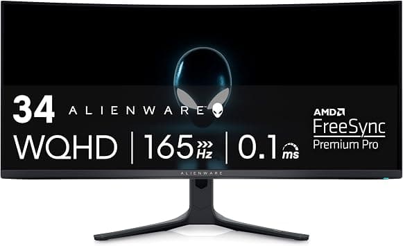 Alienware Curved Gaming Monitor QD-OLED 34", 175Hz - AW3423 على Amazon.ae - متتبع الأسعار