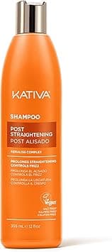 KATIVA Post Smoothing Brazilian Shampoo | Softness and Luminosity | Anti-Frizz Effect | 335ml | Extends Smoothing by 50% | Sulphate and Paraben Free for Smoothing Care on Amazon.ae - Price Tracker