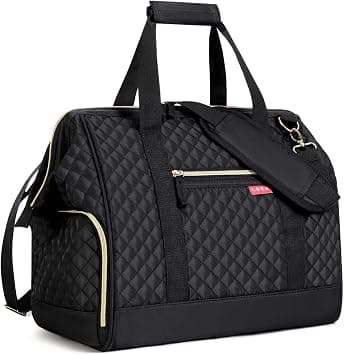 Tokokimo Duffle Bag for Women, Travel Duffel Bag with Shoe Compartment, 33L Luggage Bag for Overnight Trips, Carry On Duffel Bag for Sports Gym, Black on Amazon - Best Deal Finder