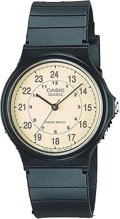Casio MQ24 Series | Quartz Analog Watch for Men | Water Resistant | Resin Case | Resin Band | Resin Glass | Three Hand Analog (HR, Min, SEC) | Classic Design | 3 Year Battery - Amazon.ae Price Tracker
