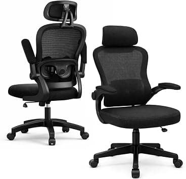 Ergonomic Office Chair, Reclining Computer Chairs with Swivel Wheels and Adjustable Lumbar Support, Gaming Chair with 3D Armrests and Headrest for Home Office (Black-NEW) on Amazon.ae - Price Tracker
