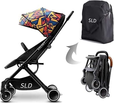 Teknum Travel Lite Shock Proof Stroller SLD|Extra Wide Seat|Single Hand Fold|360° Rotating Wheels|Air Travel Cabin|Cover Carry Bag|Newborn Baby/Kids,0-3 Years Stroller (Picasso) - Amazon.sa Price Tracker