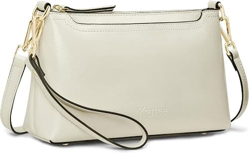 Kattee Leather Crossbody Bags for Women Trendy, Small Shoulder Purses and Handbags, Clutch Wristlet Wallet with 2 Straps على Amazon.ae - متتبع الأسعار