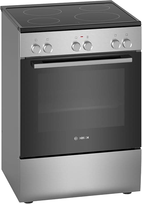 Bosch Freestanding Electric Cooker, HKL060070M, 66L, 4 Zones, 3D Hotair, EcoClean Direct, Black, German Engineering on Amazon.ae - Price Tracker