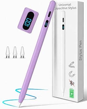 MEKO 15 Min Fast Charge Universal Stylus Pen with LED Power Display Purple على Amazon.ae - متتبع الأسعار