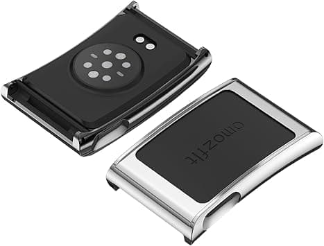 GIOPUEY Metal Case Compatible with Amazfit Helio Strap, Silver على Amazon.ae - متتبع الأسعار