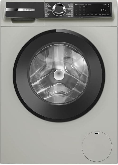 Bosch Series 6, 10KG Front Load Washing Machine, Home Connect, 1400RPM, EcoSilence Drive - WGK254ZXGC Silver على Amazon.ae - متتبع الأسعار