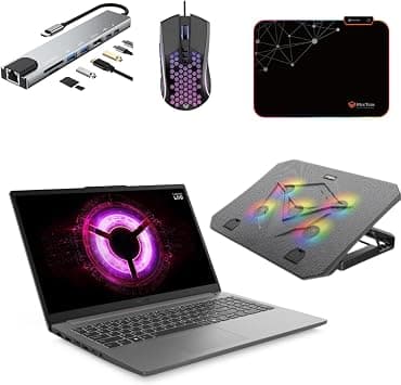Lenovo LOQ Gaming Laptop 15ARP10E | 15.6" FHD 144Hz Display | AMD Ryzen 7 7735HS | NVIDIA RTX 3050 6GB | 16GB DDR5 RAM | 1TB PCIe SSD | Wi-Fi 6 | Windows 11| Luna Grey With Gaming Combo bundle on Amazon.ae - Price Tracker