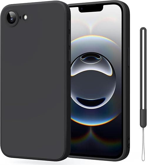 Silicone Case for iPhone 16e 6.1-Inch 2025, Slim Liquid Silicone 3 Layers Full Covered Soft Gel Rubber Phone Case Protective Cover for iPhone 16e Cover (Black) on Amazon.ae - Price Tracker