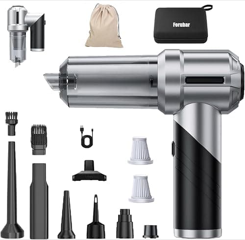 Foldable 4-in-1 Cordless Car Vacuum Cleaner, 22000Pa Handheld Portable Vacuum with Compressed Air Duster & Blower, Brushless Motor, 3-Speed, Type-C Charging for Car, Home, Office, Pet Hair on Amazon - Best Deal Finder