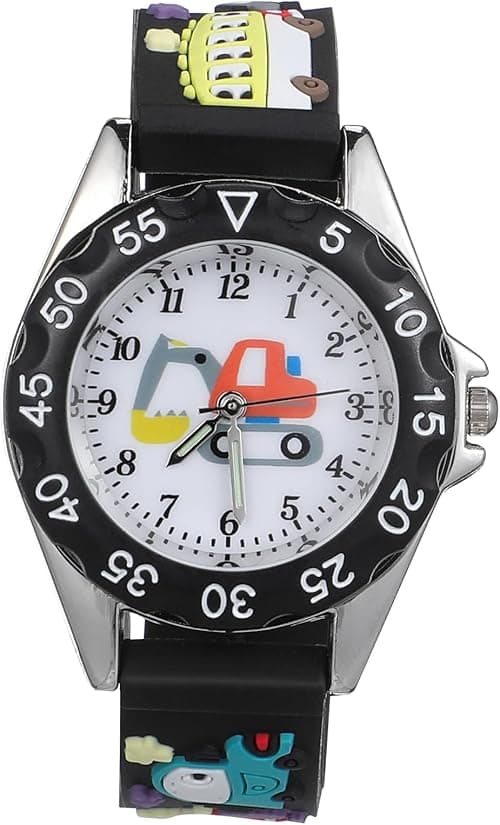 Hemobllo Children Silicone Cartoon Watch Large Dial Kids Wrist Watch Lightweight Quartz Timepiece for School Travel Outdoor Activities on Amazon.ae - Price Tracker