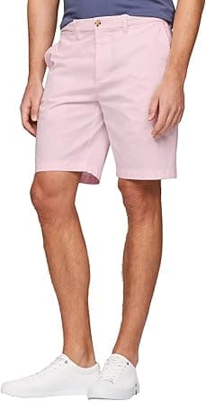 Tommy Hilfiger Men's Casual Stretch 9” Chino Shorts, 40, Sand on Amazon.ae - Price Tracker