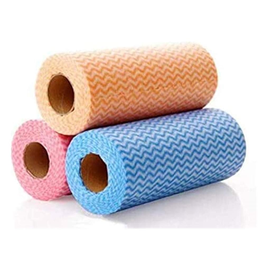 150Pcs/Roll REUsable Cleaning Wipe, Household &Kitchen Towels,Disposable Cleaning Cloth, Dish Cloth Dish Towels Dish Rags REUsable Kitchen Paper Towels, Wash Towels, Multicolor on Amazon.ae - Price Tracker