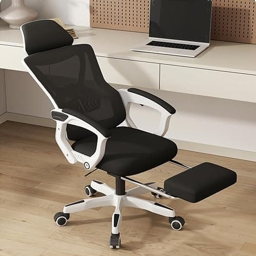Office Chair, Computer Desk Chair, Ergonomic Gaming Chairs, Home Office Desk Chair, Mesh Chair, Comfortable Game Chairs with Headrest and High Back Mesh, Swivel Office Task Chair White on Amazon.sa - Price Tracker