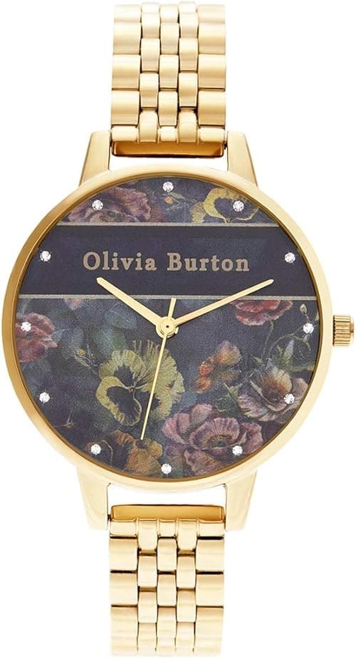 Olivia Burton Analogue Quartz Watch for women with Gold colored Stainless Steel bracelet - OB16VS01 on Amazon.ae - Price Tracker