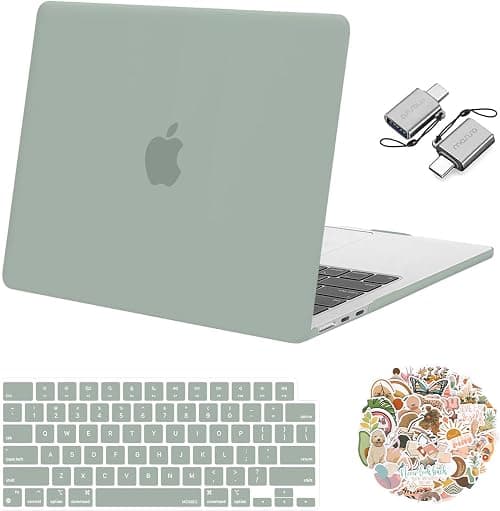 MOSISO Compatible with MacBook Air 13 inch Case 2026-2022, Antique Green on Amazon.ae - Price Tracker