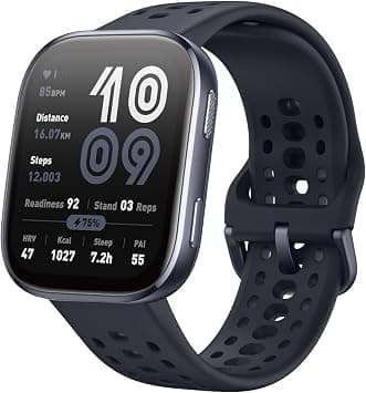 Amazfit Bip 6 Smart Watch 46mm, 14 Day Battery, 1.97" AMOLED Display, GPS & Free Maps, AI, Bluetooth Call & Text, Health, Fitness & Sleep Tracker, 140+ Workout Modes, 5 ATM Water-Resistance on Amazon.sa - Price Tracker