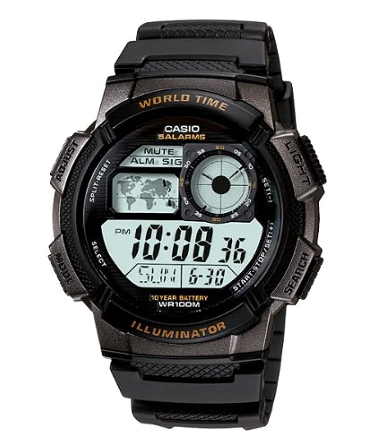 Casio Men's Watch - AE-1000W-1AVDF Black Dial, Black Band on Amazon.ae - Price Tracker