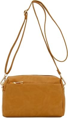 FashionPuzzle Triple Zip Small Crossbody Bag على Amazon.ae - متتبع الأسعار