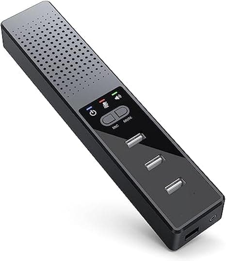 TERRIFI 3-in-1 Computer Speaker with Microphone, USB Powered PC Speakers for Smart Home Office and Online Study, Portable External Desk Speakers with Hubs, Plug & Play on Amazon.ae - Price Tracker