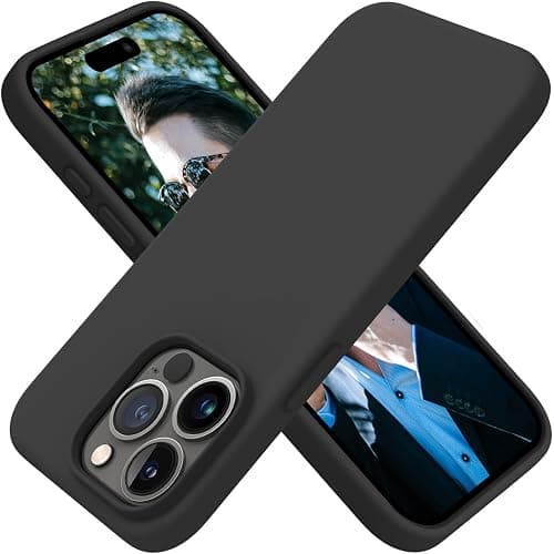 OTOFLY Compatible with iPhone 15 Pro Case, Silicone Shockproof Slim Thin Phone Case for iPhone 15 Pro(6.1 inch), (Black) on Amazon.ae - Price Tracker