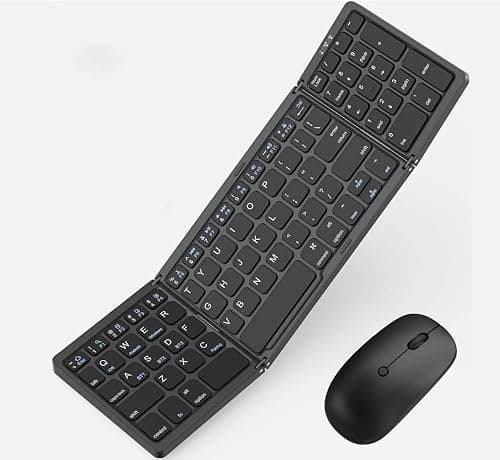 Foldable Keyboard and Mouse for HP OmniBook X Flip 14 inch 2-in-1 Laptop Next Gen AI PC,Bluetooth5.1 x 3,Suitable for Business and Travel on Amazon.ae - Price Tracker
