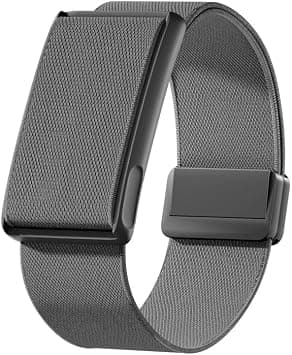 VeveXiao Stretchy Nylon Loop Strap Compatible With Amazfit Helio Strap, Breathable Sports Strap Sweat Absorption Band with Metal Frame Connector for Men Women-No Tracker on Amazon.ae - Price Tracker