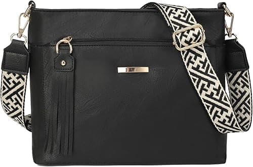 Gladdon Tassels Crossbody Bags for Women Medium Size Leather Shoulder Purse Trendy Soft Travel Shoulder Handbags on Amazon.ae - Price Tracker