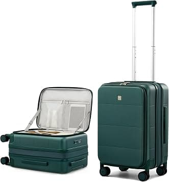 Hanke Hardside Expandable Carry On Luggage, 20 Inch Top Opening Trunk Luggages with Spinner Wheels, All-PC Hard Shell Carry-On Suitcase, Lightweight & TSA Airline Approved (Blackish Green, 46L) on Amazon.ae - Price Tracker