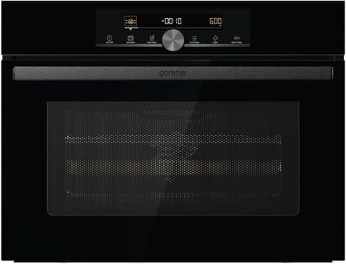 Gorenje BCM4547A10BG, 60 cm Built in Microwave Electric Oven with Fan,50 Litres Capacity, Made in Slovenia, Black,1 Year Warranty on Amazon.ae - Price Tracker