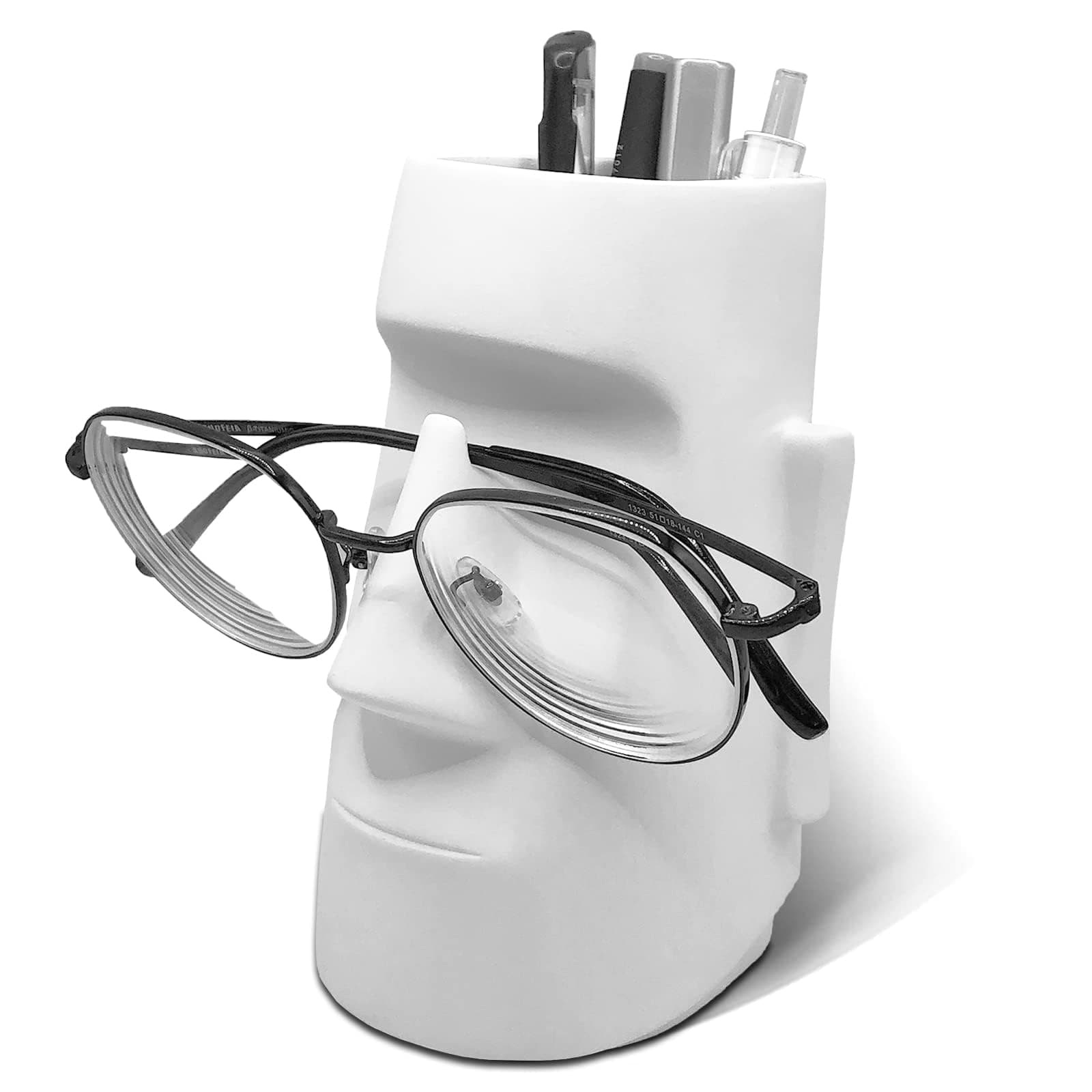 Azonee Simple Modern Style Pencil Holder With Glasses Holder - Multifunctional Makeup Brush Organizer for Office Desk/Dressing Table Decor on Amazon.ae - Price Tracker