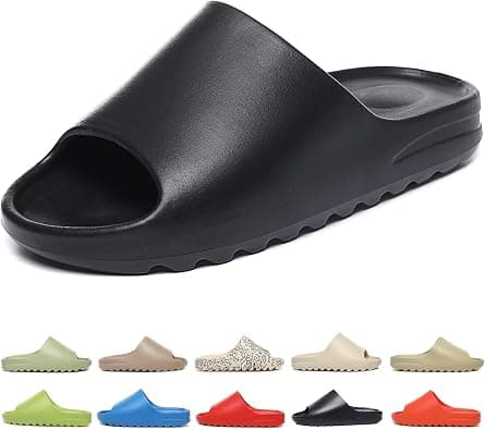 Cloud Sliders for Women and Men Non-Slip Quick Dry Shower Slippers Ultra-Soft Thick Sole Slides Beach Sandals House Pillow Slides for Indoor & Outdoor on Amazon.ae - Price Tracker