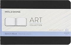 Moleskine Art Sketch Album, Soft Cover, Pocket (3.5" x 5.5") Plain/Blank, Black, 72 Pages - متتبع أسعار Amazon.sa