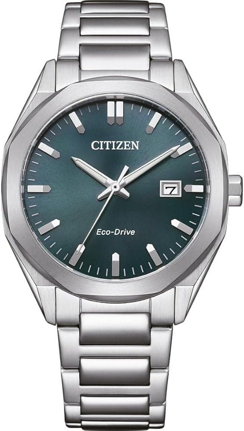 CITIZEN BM7620-83X Men's Analogue Quartz Watch with Stainless Steel Strap, Green, Bracelet on Amazon.ae - Price Tracker