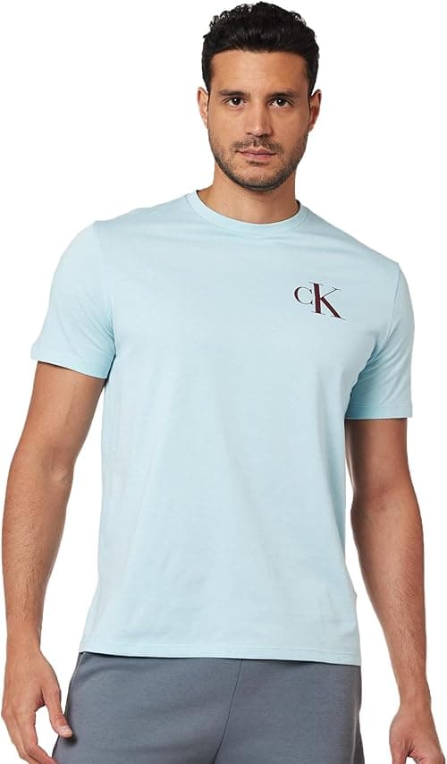 Calvin Klein mens Ss 30s Eu Left Chest Logo Tee Lv04rd865g T-Shirts (pack of 1) on Amazon.ae - Price Tracker