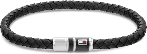 Tommy Hilfiger Men's Jewelry Braided Leather Bracelet on Amazon - Best Deal Finder