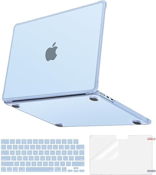 MOSISO Anti-Crack Case Compatible with MacBook Air 13 inch, Sky Blue on Amazon.ae - Price Tracker