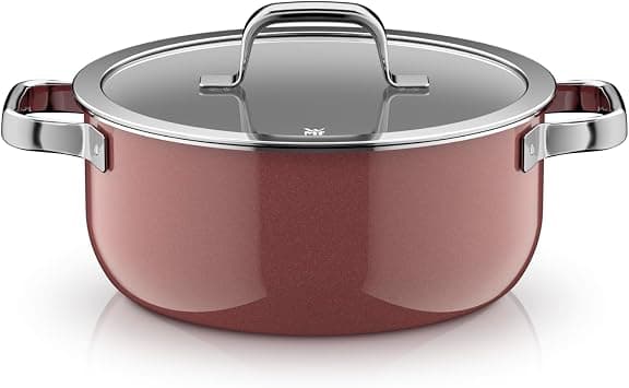 WMF Fusiontec Mineral Pro 0518895290 Stewing Pot with Lid, 24 cm, Durable, Scratch-Resistant Material, Induction Pot, Suitable for All Types of Cookers, Made in Germany, Rose Quartz, on Amazon.ae - Price Tracker