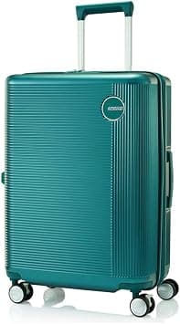 American Tourister Gemina Pro V2 Suitcase, Check-In Size 65 cm, 4 Spinner Wheels, Hard Top, Polycarbonate, Evergreen|TSA 008|DuoSaf™ Security Zipper|Expandable - 3 Years Global Warranty on Amazon - Best Deal Finder