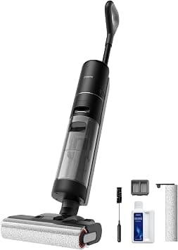 Dreame H12 PRO Wet Dry Vacuum Cleaner, Smart Wireless Floor Cleaner Cordless Vacuum and Electric Mop for Hard Floors, One-Step Edge to Edge Cleaning with Hot Air Drying على Amazon.ae - متتبع الأسعار