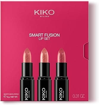 KIKO Milano Smart Fusion Lip Set 03, Lip Set with 3 Lipsticks with Glossy Finish on Amazon.ae - Price Tracker
