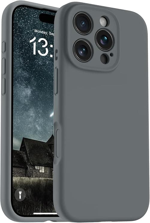 OTOFLY Magnetic for iPhone 16 Pro Max Case,Compatible with Magsafe,Classic Liquid Silicone Mobile Phone Case,Integrated Camera Control Button,Anti-Scratch Microfiber Lining, Charcoal Gray on Amazon - Best Deal Finder