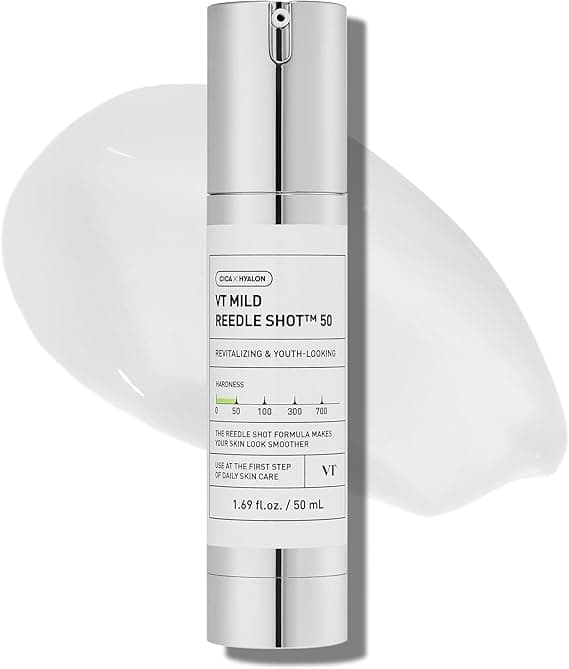 VT COSMETICS Mild Reedle Shot 50, Day & Night Repairing Essence for Dull, Tired Skin 1.69Fl Oz(50ml) on Amazon.ae - Price Tracker