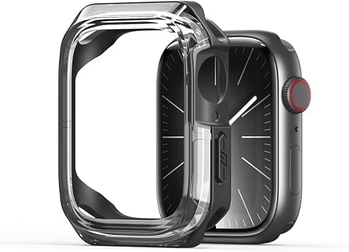 DUX DUCIS Tamo Series Watch Case for Apple Watch Series 11/10 (42MM) – Shockproof Transparent Protective Cover with Corner Cushion Design, Scratch Resistance - Transparent Black on Amazon.ae - Price Tracker