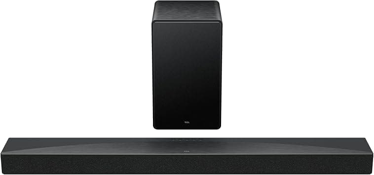 TCL Q65H 5.1 Channel Dolby Atmos & DTS:X Home Theater Soundbar with Deep Super Bass Wireless Subwoofer, RAY·DANZ Technology, AI Sonic-Adaptation, Tutti Choral على Amazon.ae - متتبع الأسعار