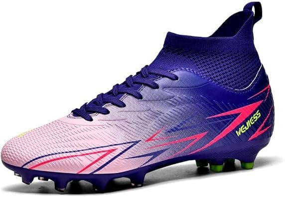 MAUGELY Men's Cleats Firm Ground Soccer Shoes Athletic Lightweight Running Outdoor Turf Comfortable Training Football Shoes على Amazon.ae - متتبع الأسعار