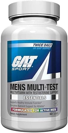 GAT Sport Men's Premium Multivitamin and Complete Testosterone Boosting Support (60 Tablets/30 Servings) on Amazon.ae - Price Tracker